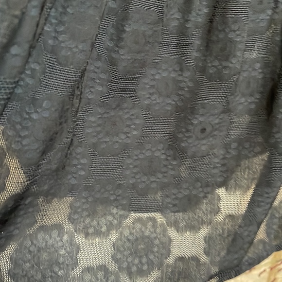 Anthropologie New without tags black Halter swing tiered top . Size L - Picture 3 of 8